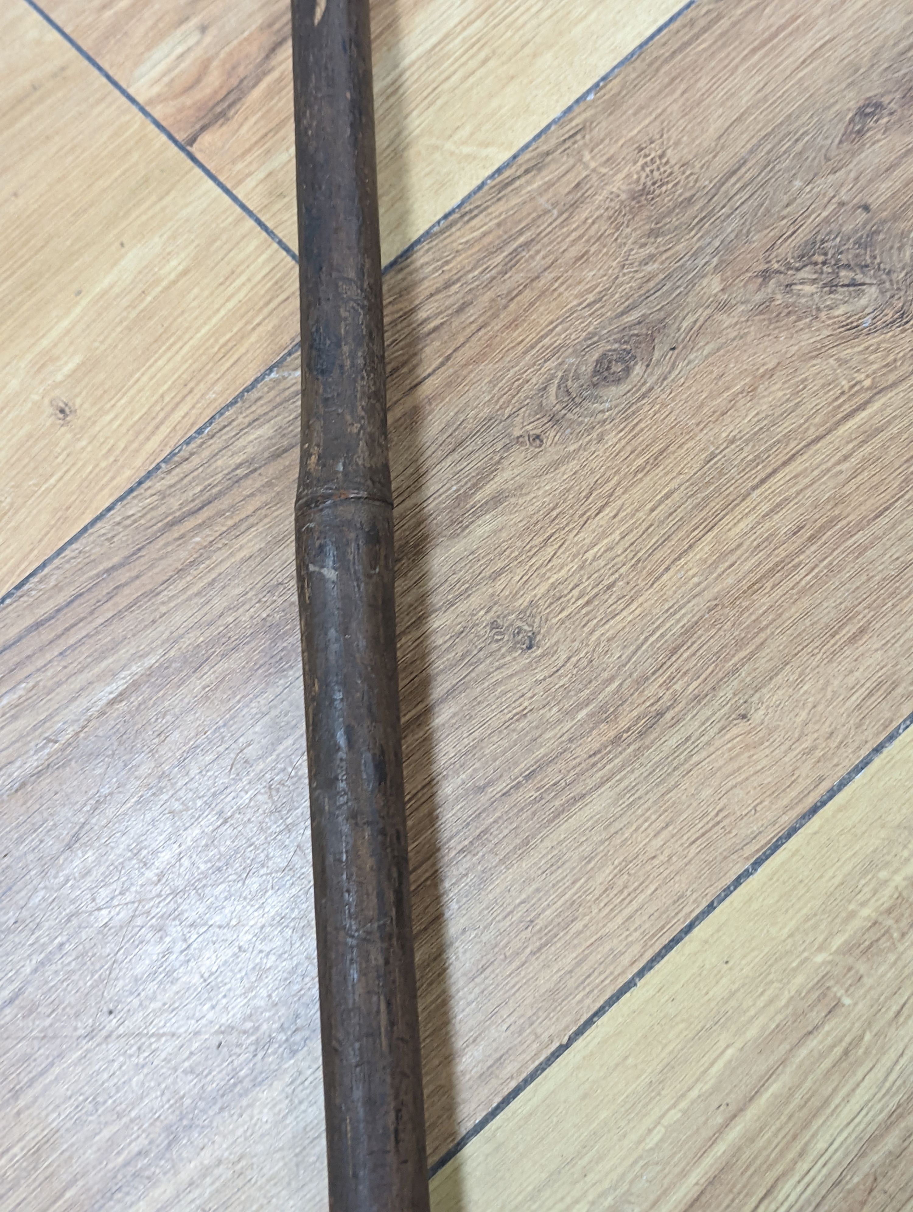 Two East Africa, Transvaal (Zululand) spears, 236cm